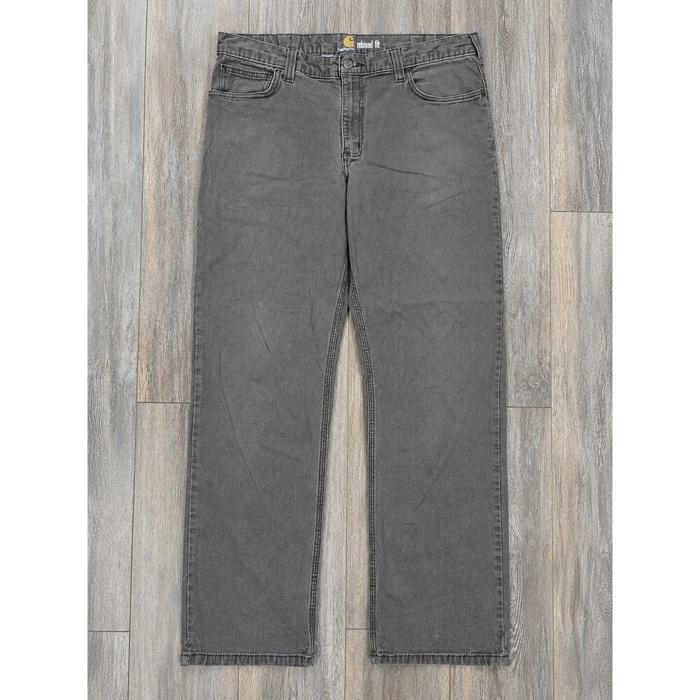 Carhartt BN2517-M Men's 34x32 Gray Rugged Flex Relaxed Fit Work Pants